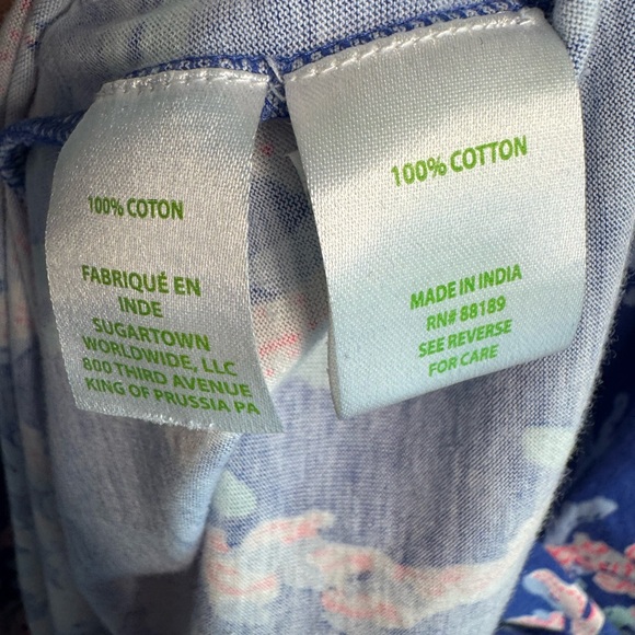 Lilly Pulitzer Blue and Pink Sleeveless Dress - Picture 7 of 7